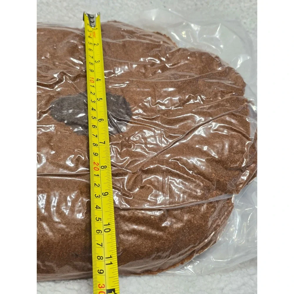 Set‎ of 2 Brown Fall Decorative Plush Cushions Vacuum Sealed Pillows